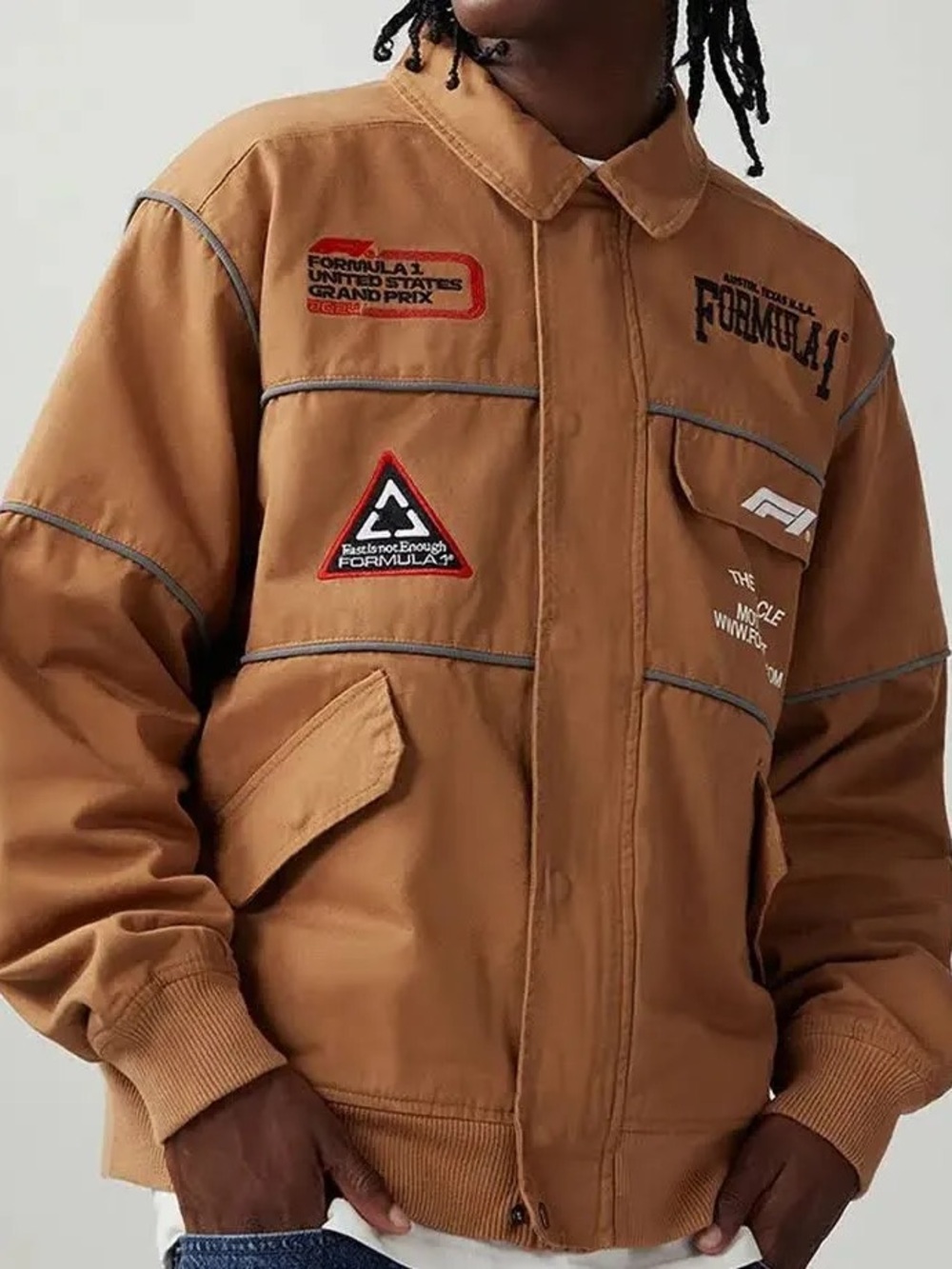 NWT Formula 1 x PacSun Austin Grid Sports Cotton Jacket L